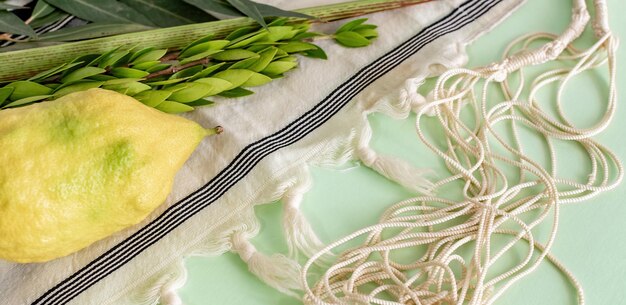 A close-up shot of various sustainable materials used in retail products, such as bamboo fabric, recycled plastic, organic cotton, and plant-based packaging. The image highlights the textures and natural appearance of these materials.