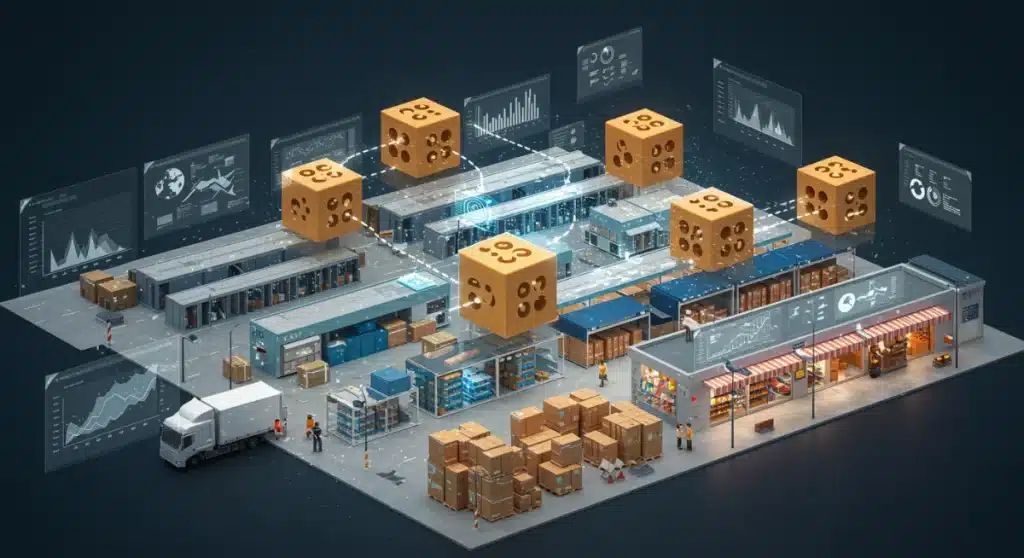 Blockchain in Supply Chain: 50% Traceability Reduction for US Retailers by 2025
