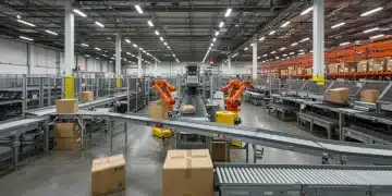 Automated logistics warehouse for efficient returns processing