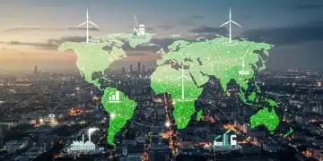 Global sustainable supply chain network with green energy and data flow