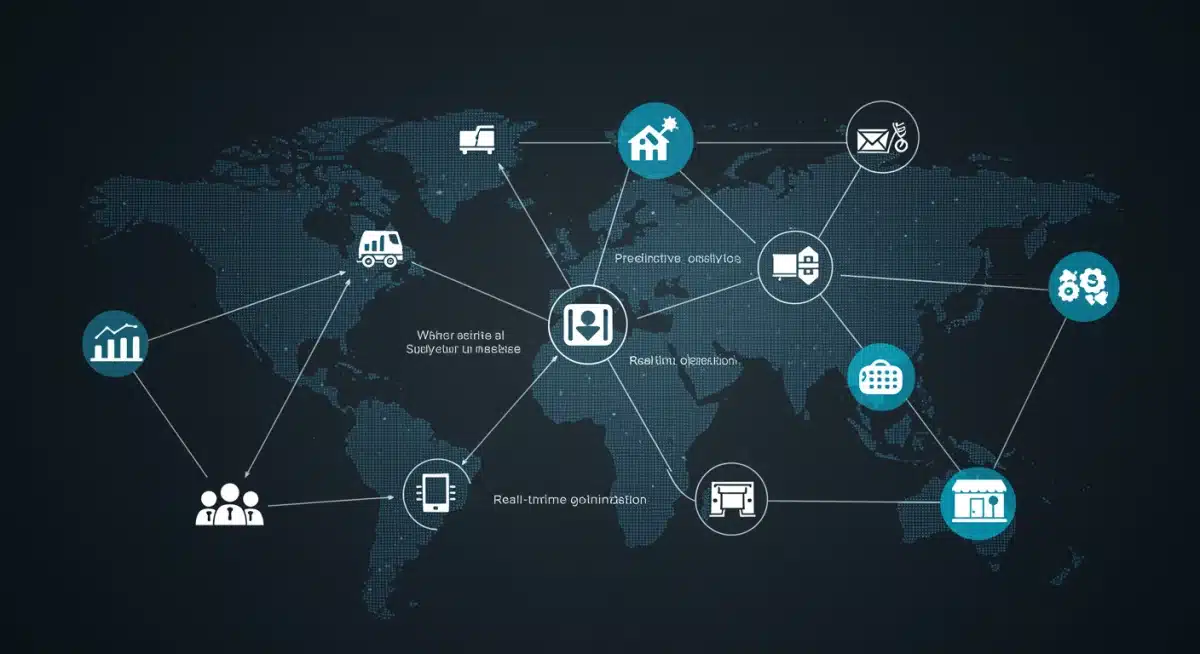 Integrated supply chain network benefiting from real-time predictive analytics