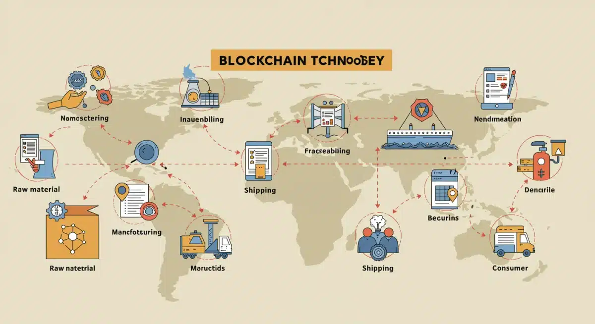 Product journey with blockchain traceability in retail supply chain