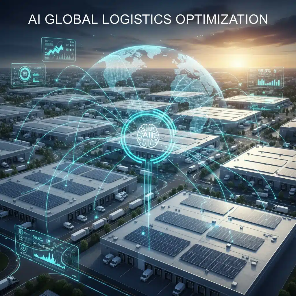 AI-driven intelligent logistics and optimized delivery routes